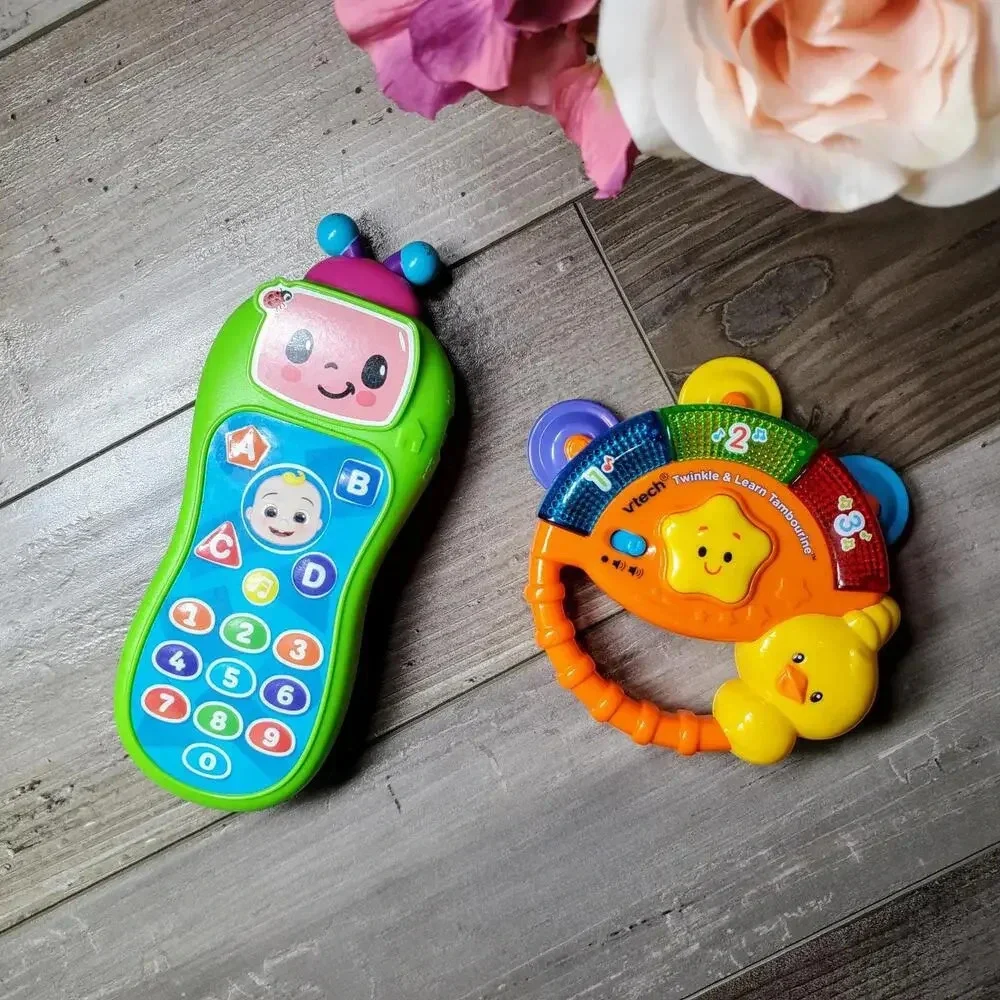 Vtech and CoComelon Baby Toy Bundle 2 Pieces EUC